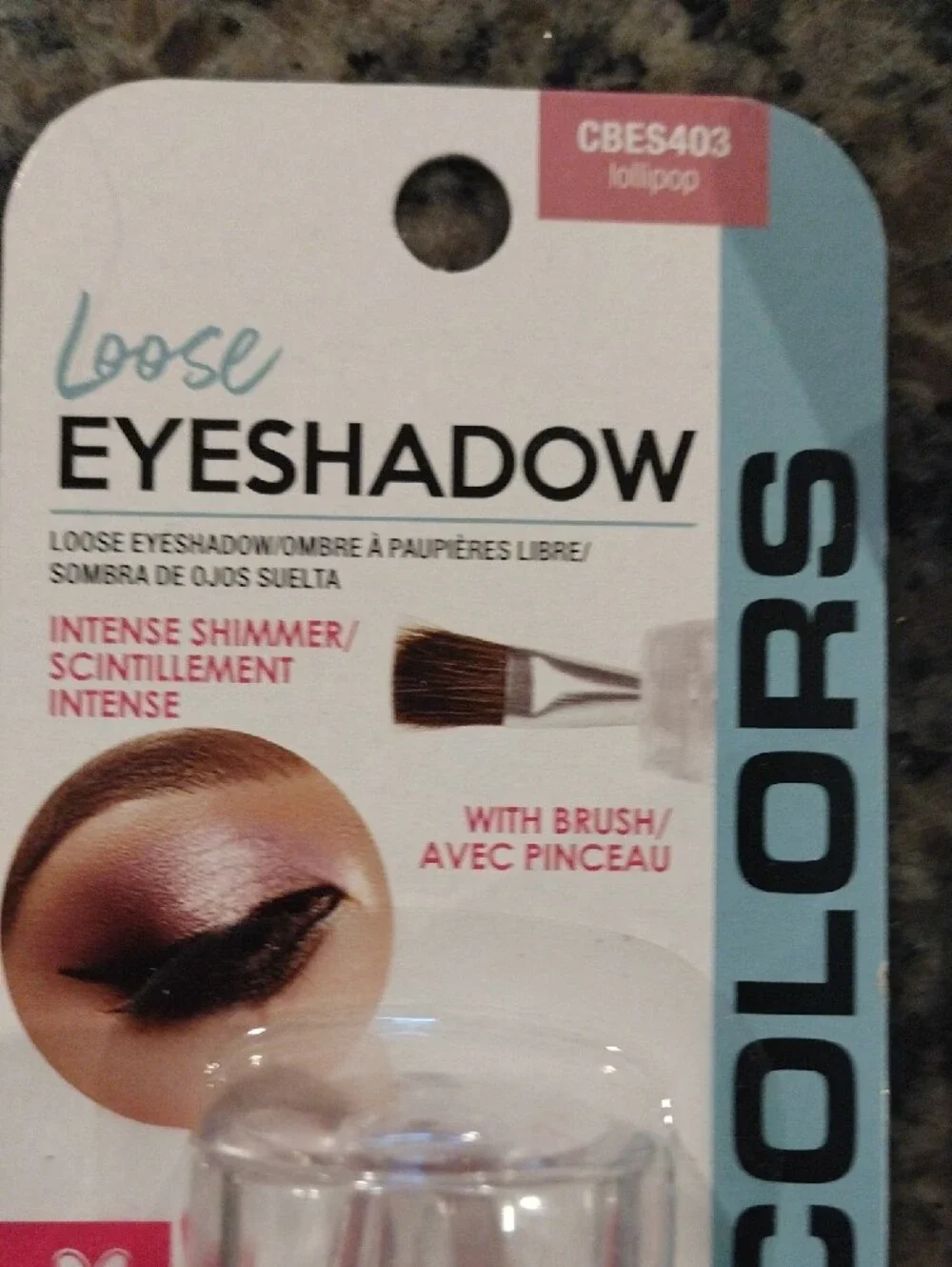 Lot of 2 L.A COLORS Shimmer Loose Eyeshadow both Honey Lollipop Pink 0.10 oz new